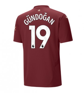 Manchester City Ilkay Gundogan #19 Replika Tredjetrøje 2024-25 Kortærmet